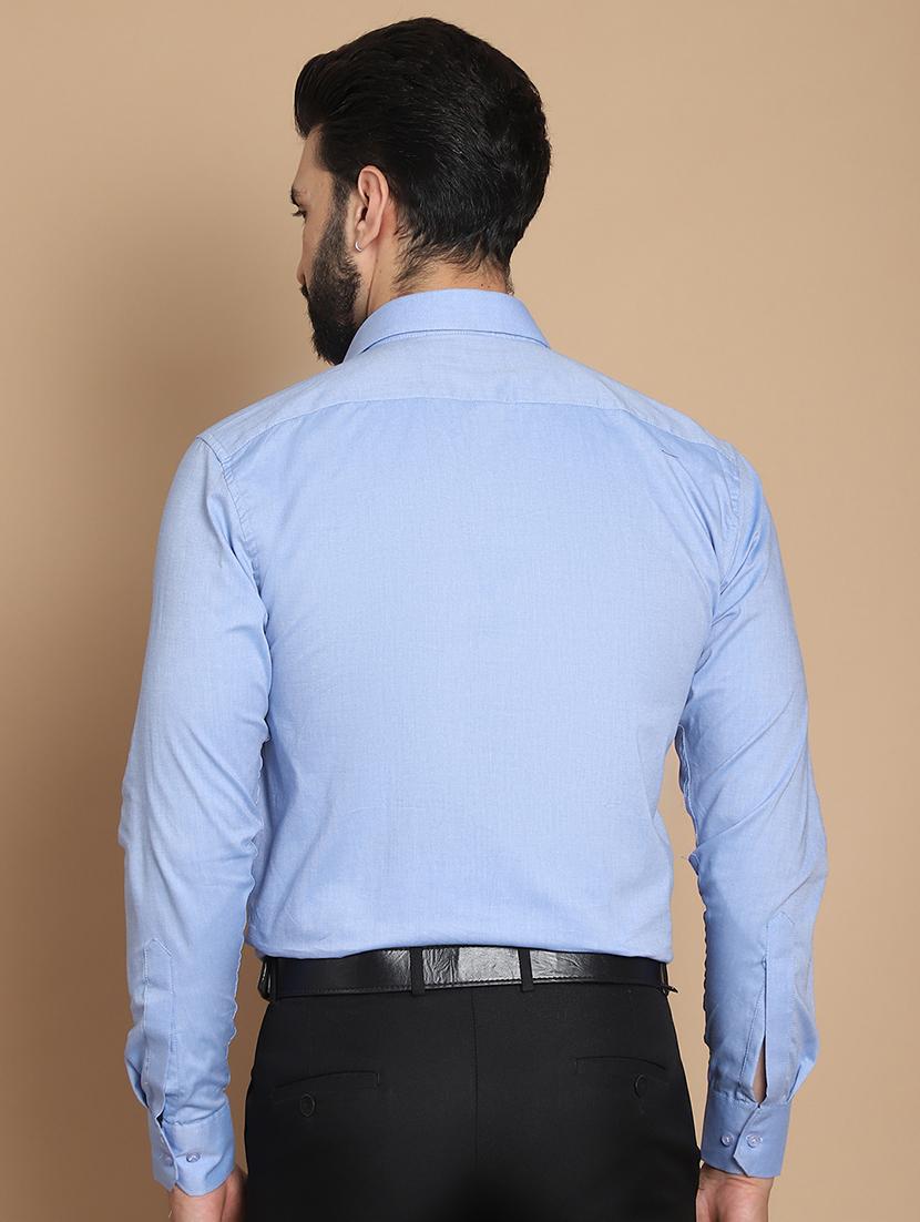 men solid formal shirt - 21531983 - Standard Image - 3