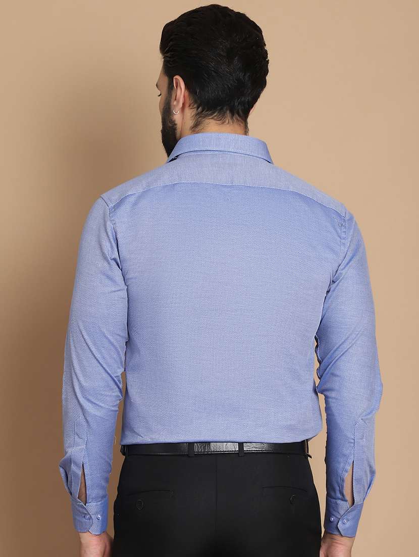 men self design long sleeves formal shirt - 21531984 -  Standard Image - 3