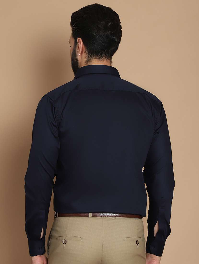 men solid formal shirt - 21531985 -  Standard Image - 3