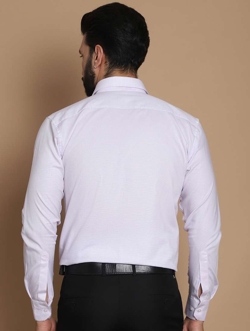 men self design long sleeves formal shirt - 21531986 -  Standard Image - 3