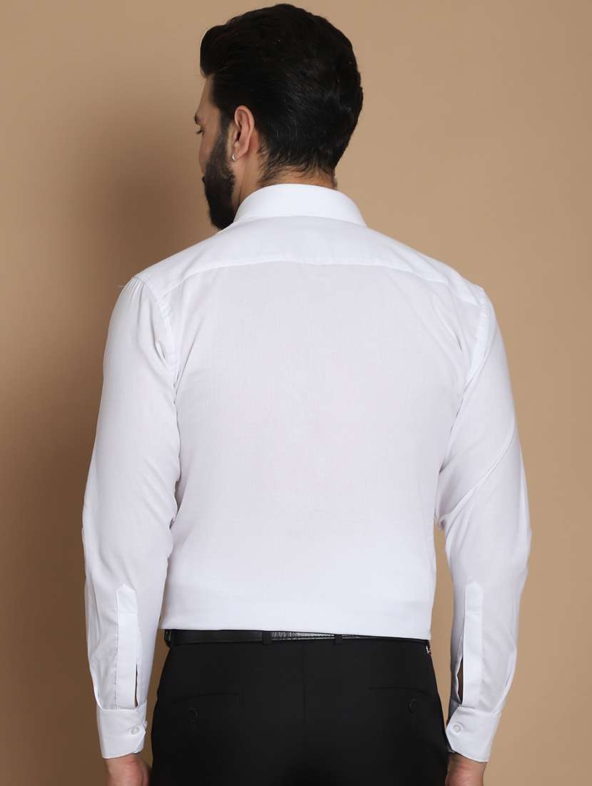 men solid formal shirt - 21531990 -  Standard Image - 3