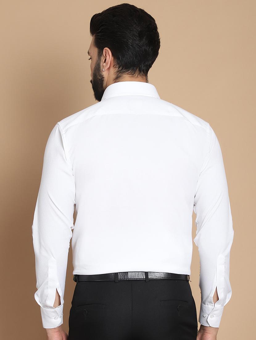 men self design long sleeves formal shirt - 21531991 - Standard Image - 3