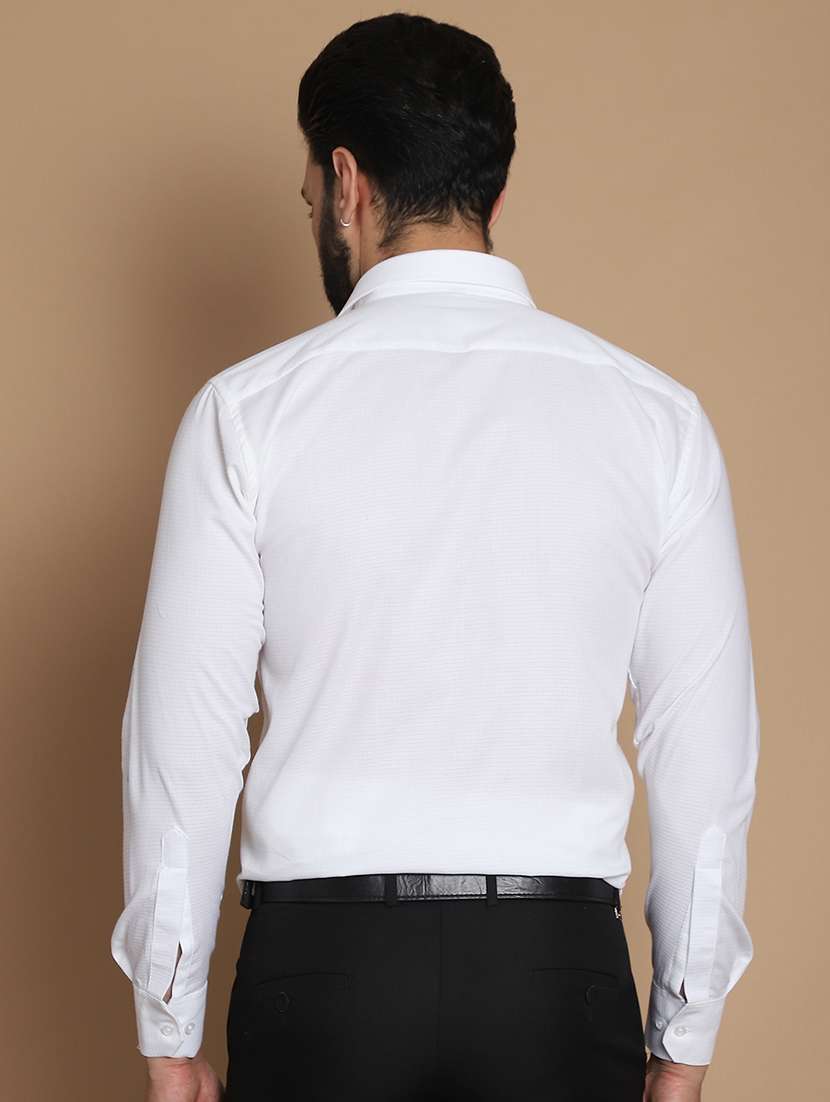 men solid formal shirt - 21531994 -  Standard Image - 3