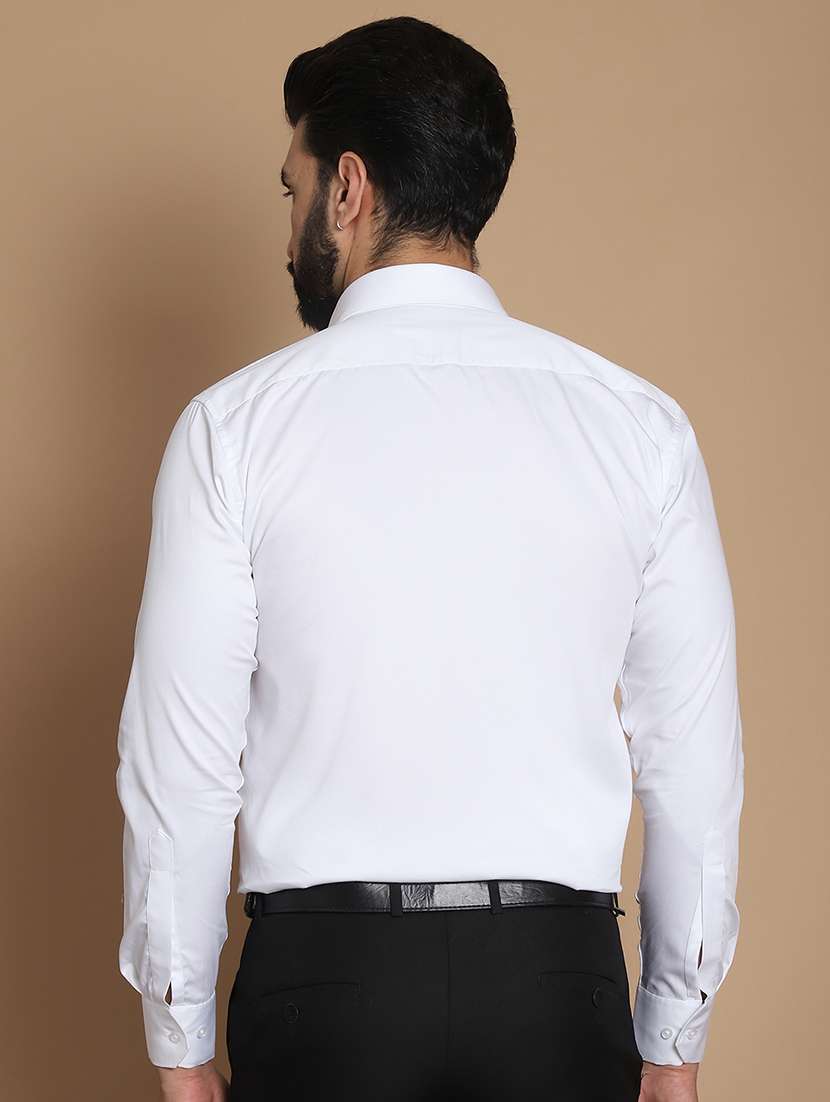 men solid formal shirt - 21531995 -  Standard Image - 3