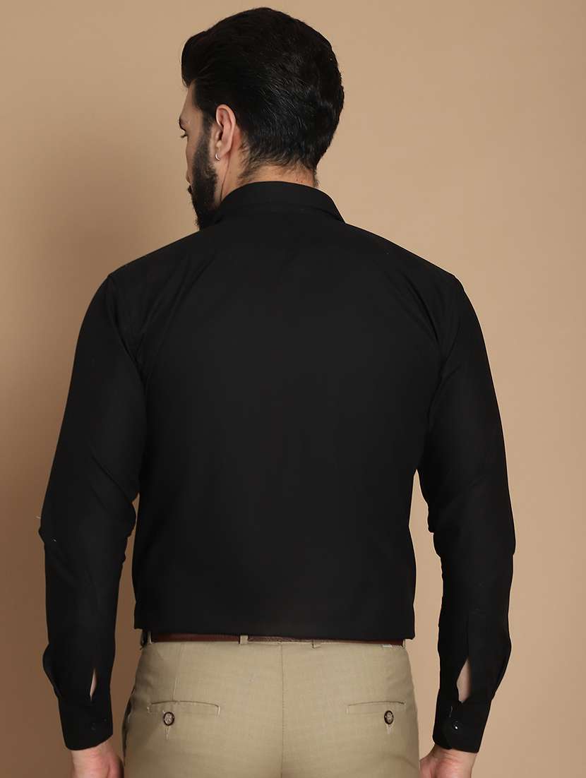men solid formal shirt - 21531996 -  Standard Image - 3