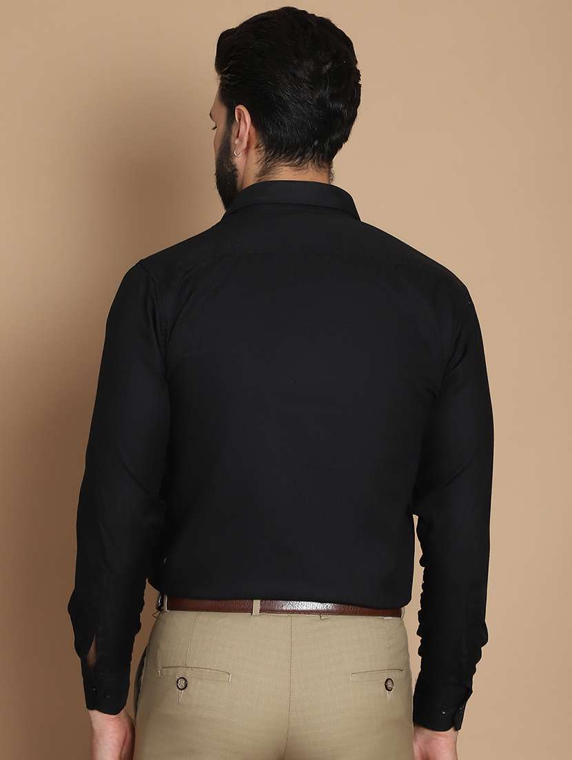 men solid formal shirt - 21531997 -  Standard Image - 3