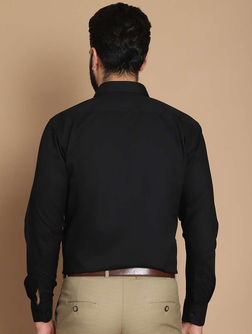 men solid formal shirt - 21531999 -  Standard Image - 3