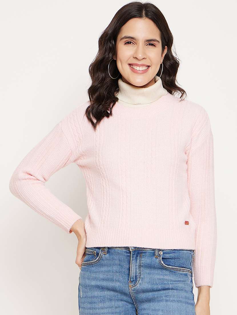 women long sleeve self-designed pullover - 21532035 -  Zoom Image - 0