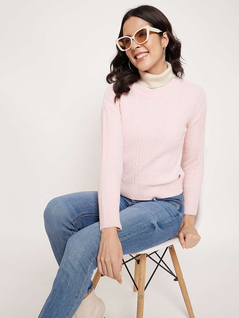 women long sleeve self-designed pullover - 21532035 -  Standard Image - 5