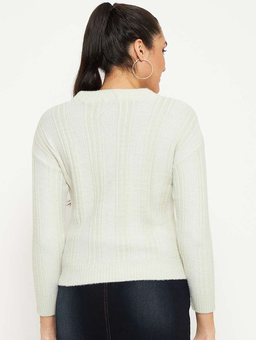 women long sleeve self-designed pullover - 21532036 -  Standard Image - 3