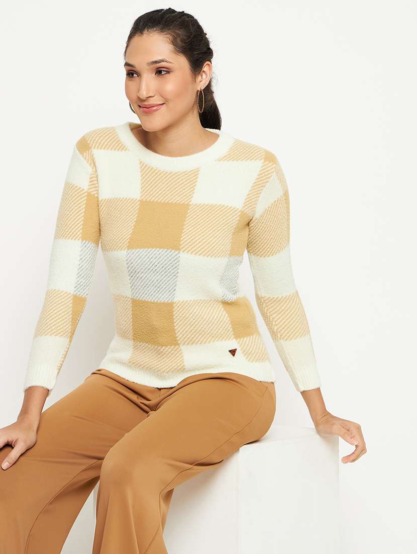 women long sleeve self-designed pullover - 21532042 -  Standard Image - 5