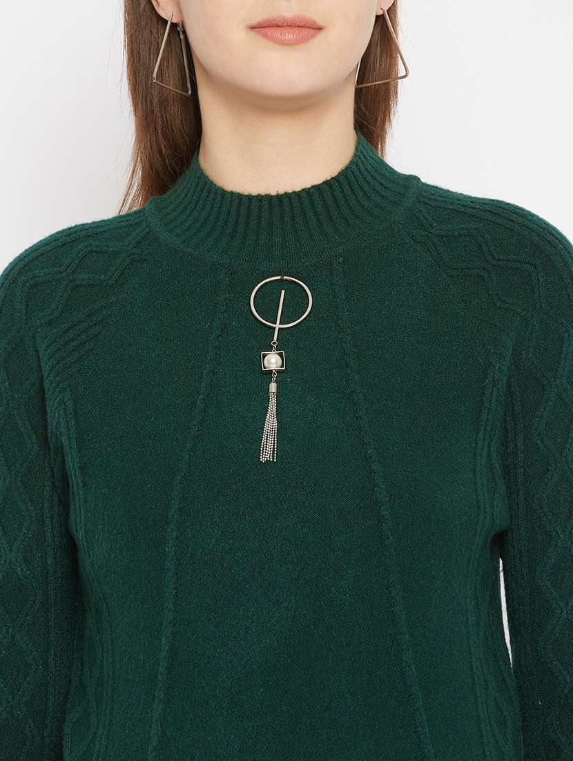 women long sleeve self-designed pullover - 21532059 -  Standard Image - 5