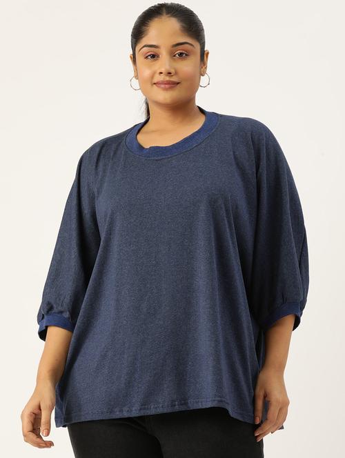 women round neck solid regular top - 21532976 - Standard Image - 0