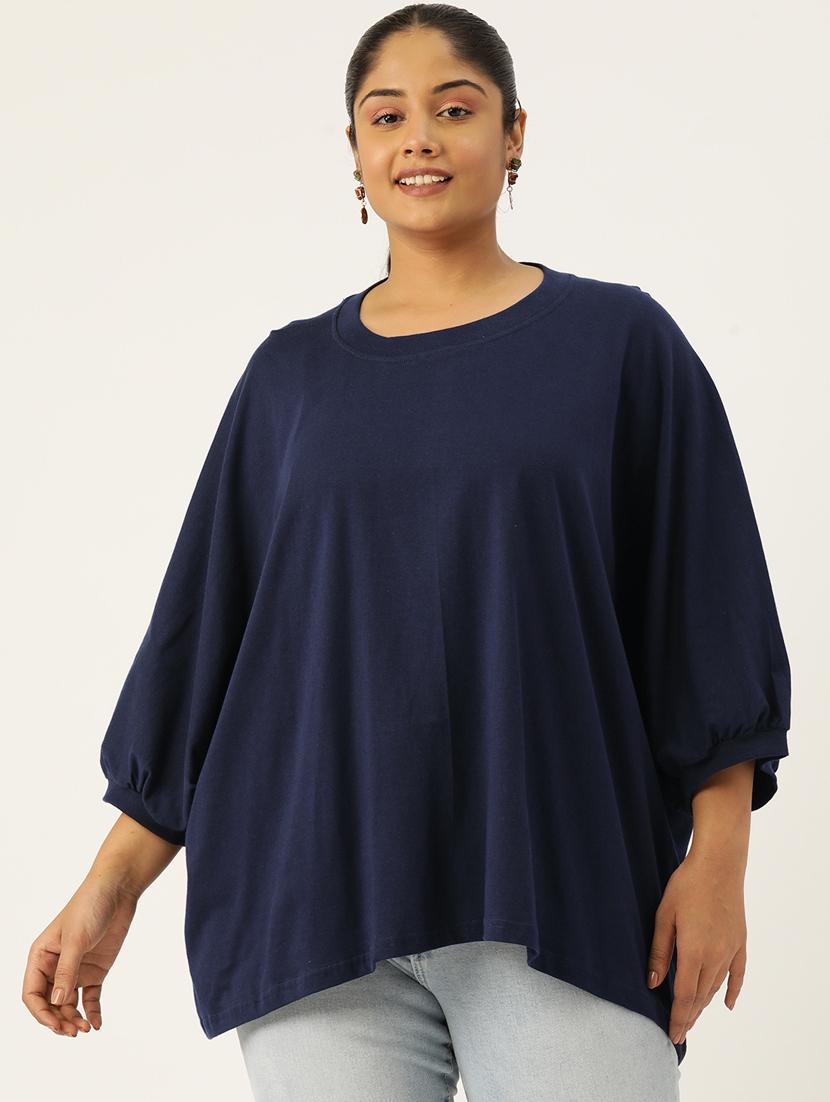 women round neck solid regular top - 21532977 - Zoom Image - 0
