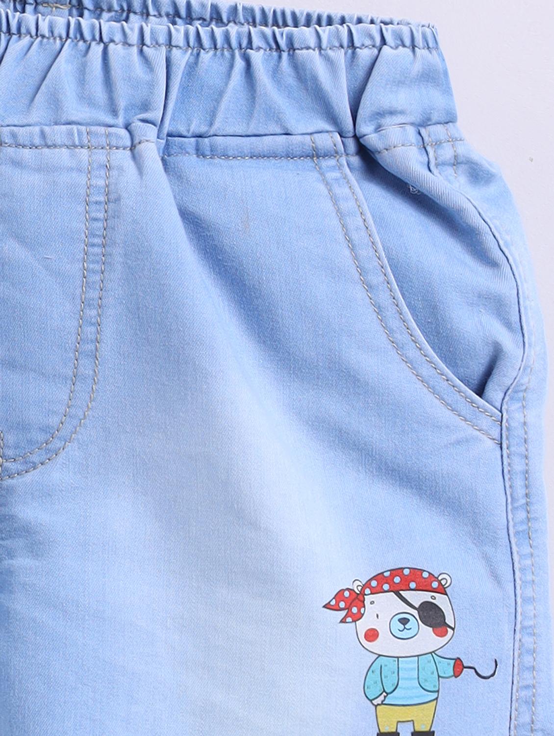 boys round neck printed shorts set - 21532999 - Standard Image - 5