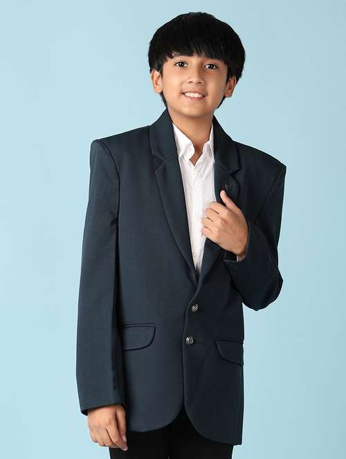 boys long sleeve solid blazer - 21533468 -  Standard Image - 0
