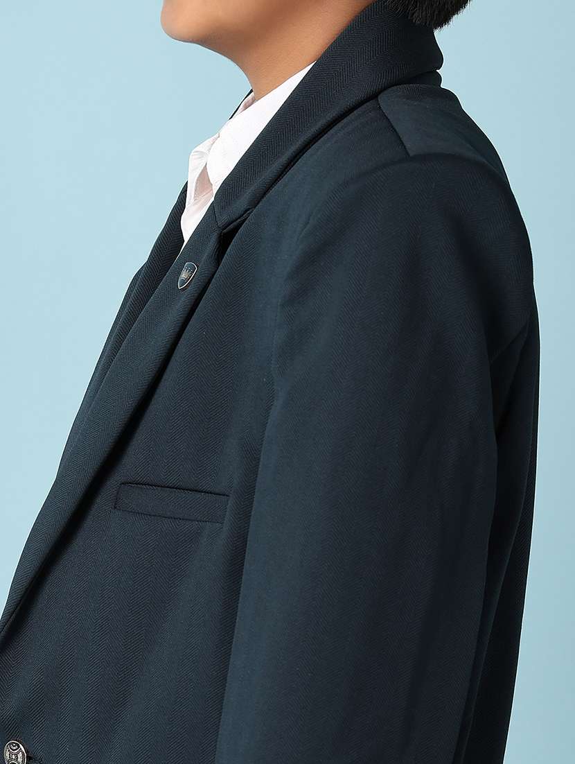 boys long sleeve solid blazer - 21533468 -  Standard Image - 5
