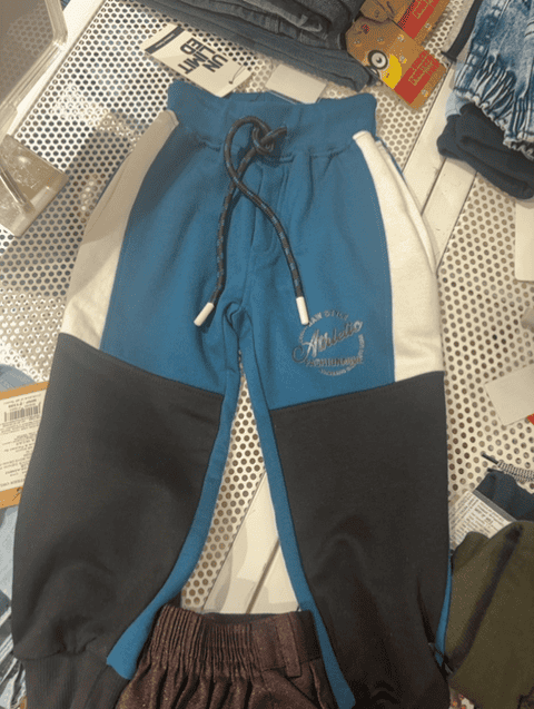 teal polyester cotton fleece trouser - 21533544 - Standard Image - 0