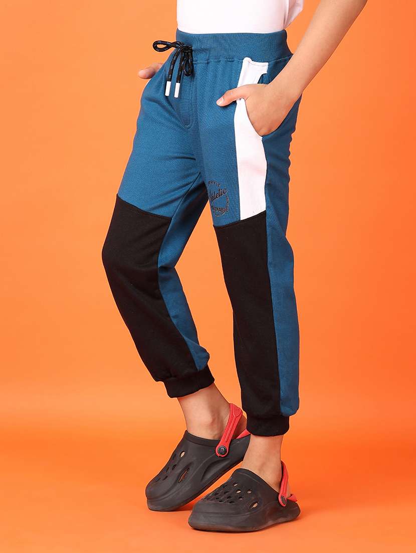 teal polyester cotton fleece trouser - 21533544 - Standard Image - 5