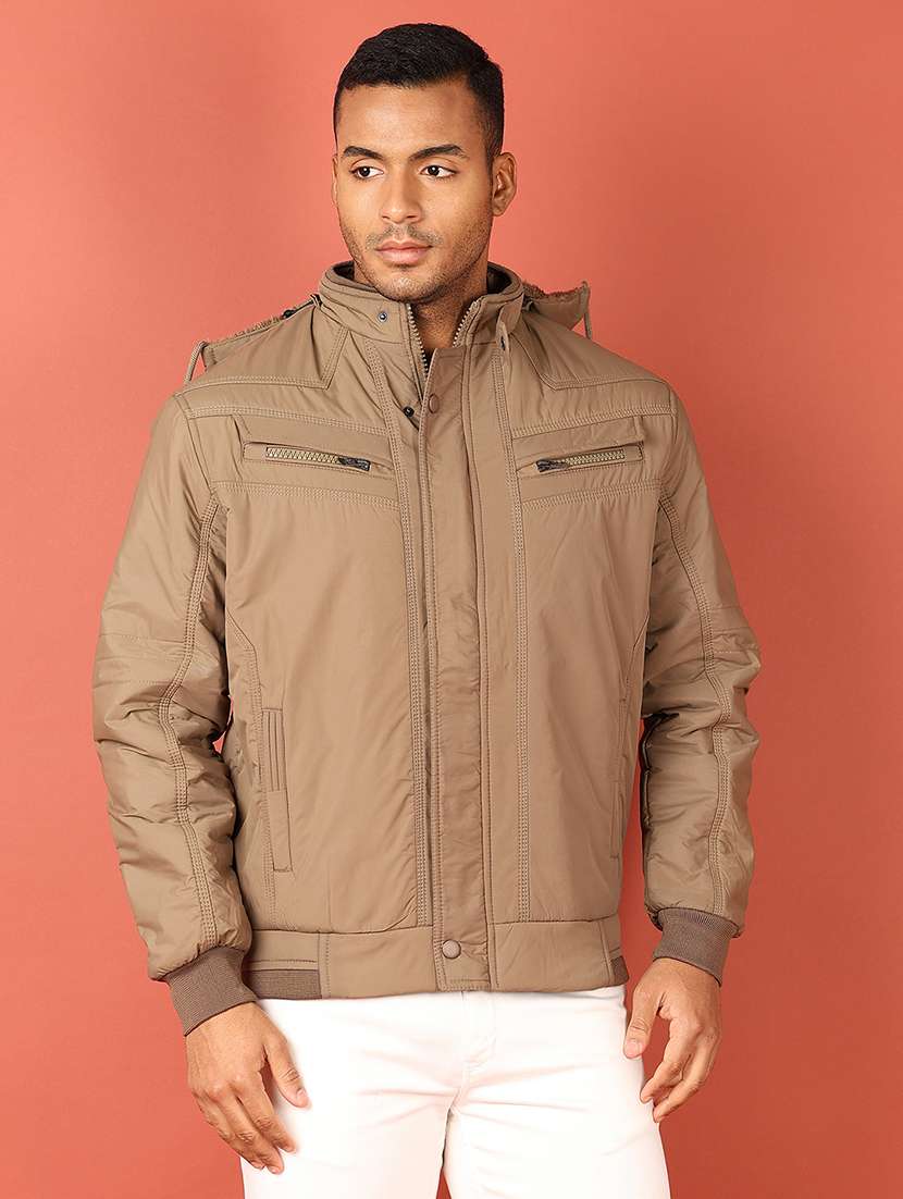 men long sleeves solid casual jacket