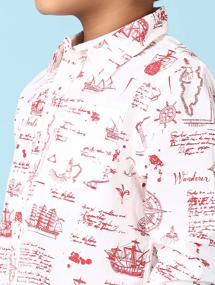 boys printed long sleeve shirts - 21533589 -  Standard Image - 5