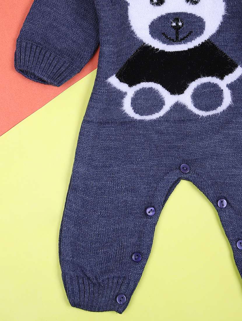 kids self designed long sleeve romper - 21533624 -  Standard Image - 3