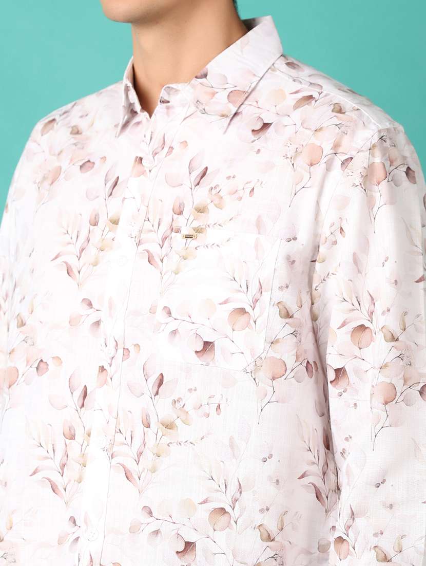 men long sleeves printed casual shirt - 21533694 -  Standard Image - 5