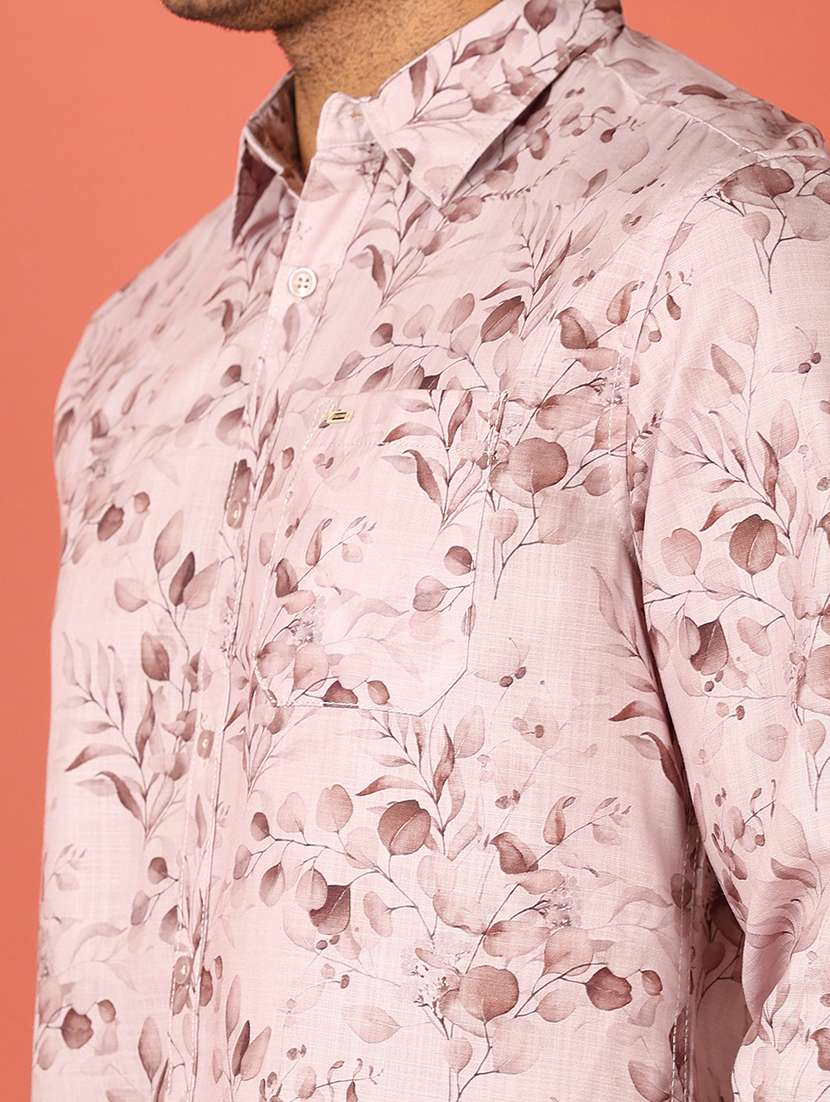 men long sleeves printed casual shirt - 21533697 -  Standard Image - 5