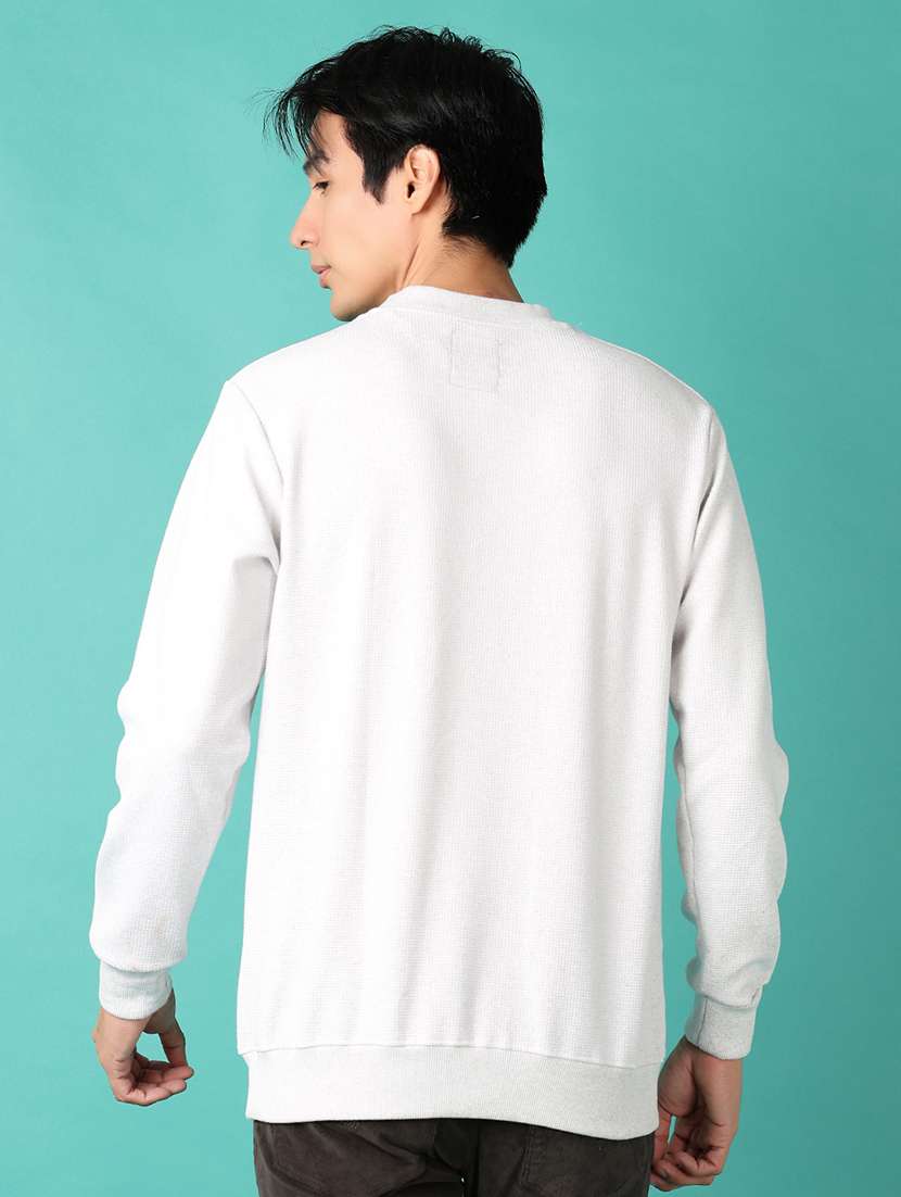 men long sleeves plain sweatshirt - 21533768 -  Standard Image - 3