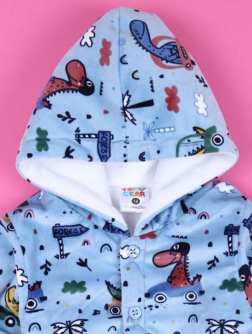 boys printed winterwear full length set - 21533786 -  Standard Image - 3