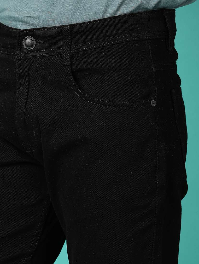 men plain mid rise denim jean - 21533856 - Standard Image - 5