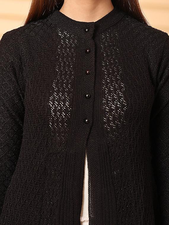 women self desined long sleeve cardigan - 21534493 - Standard Image - 5