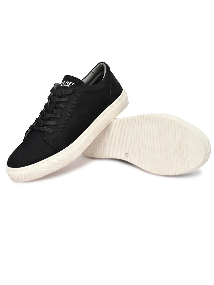 men black lace up sneakers - 21534769 - Standard Image - 3