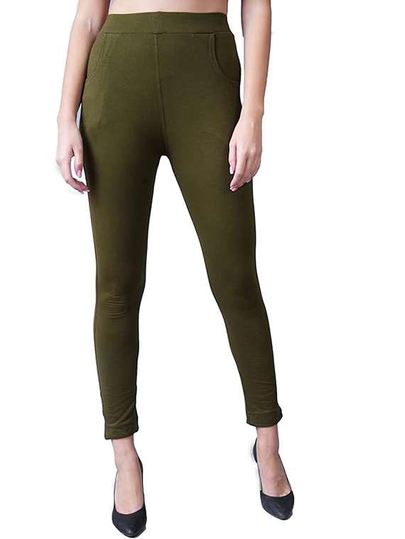 women solid ankle length jeggings - 21535527 - Zoom Image - 0