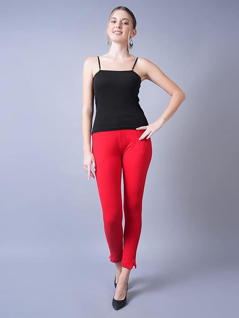 women solid ankle length jegging - 21535528 - Standard Image - 3