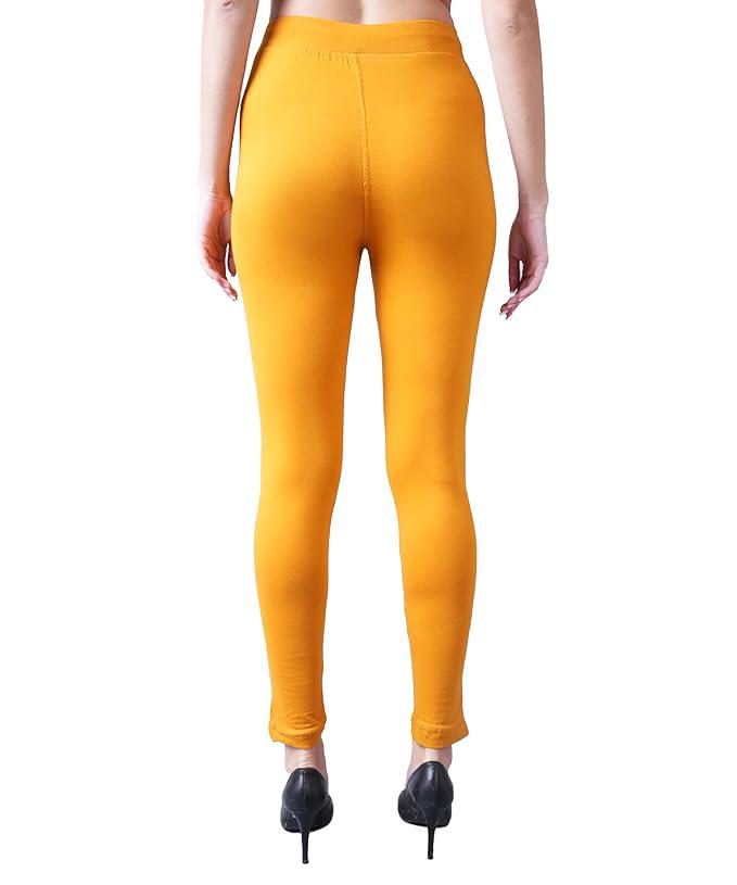 women solid ankle length leggings - 21535534 - Standard Image - 3