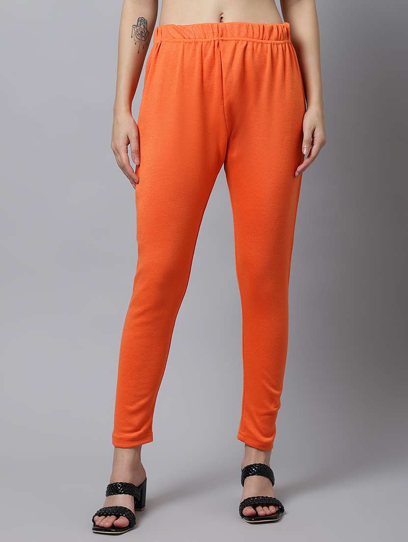 women solid ankle length leggings - 21535550 -  Zoom Image - 0