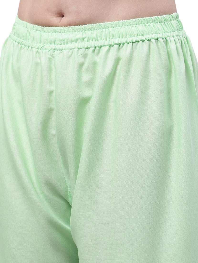 women solid relaxed fit palazzo - 21535589 -  Standard Image - 5