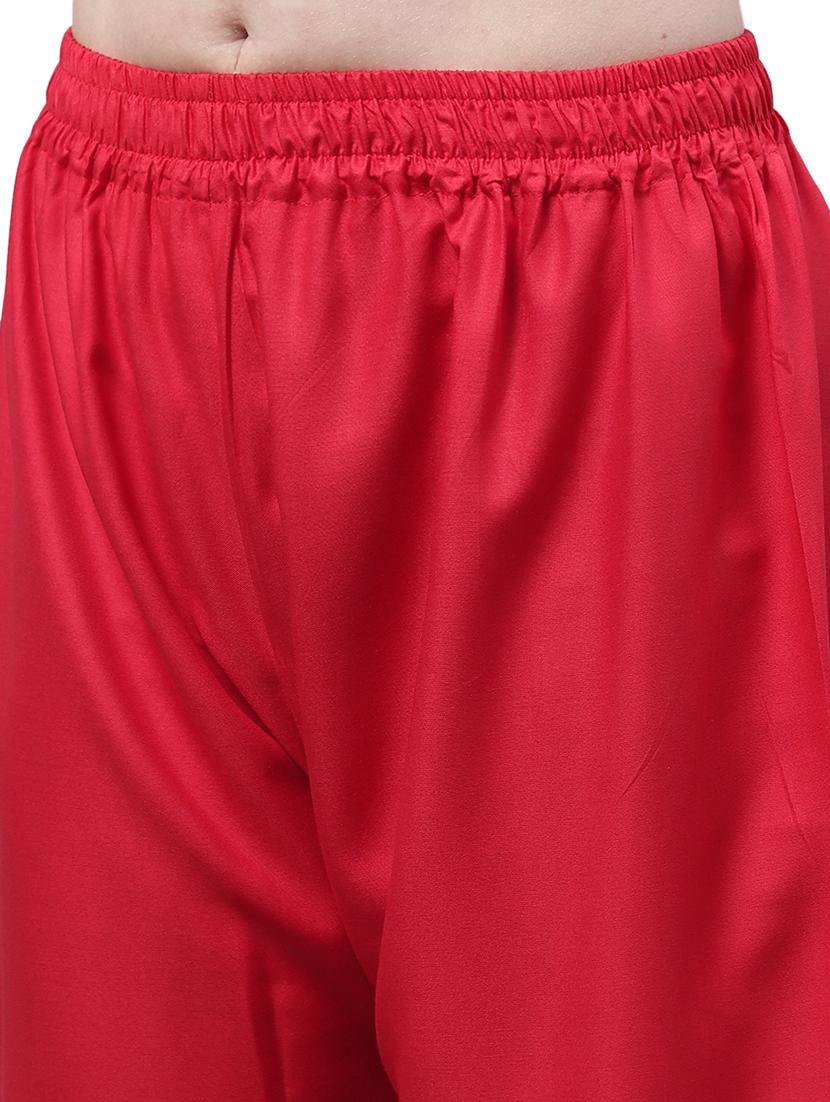 women solid relaxed fit palazzo - 21535597 - Standard Image - 5