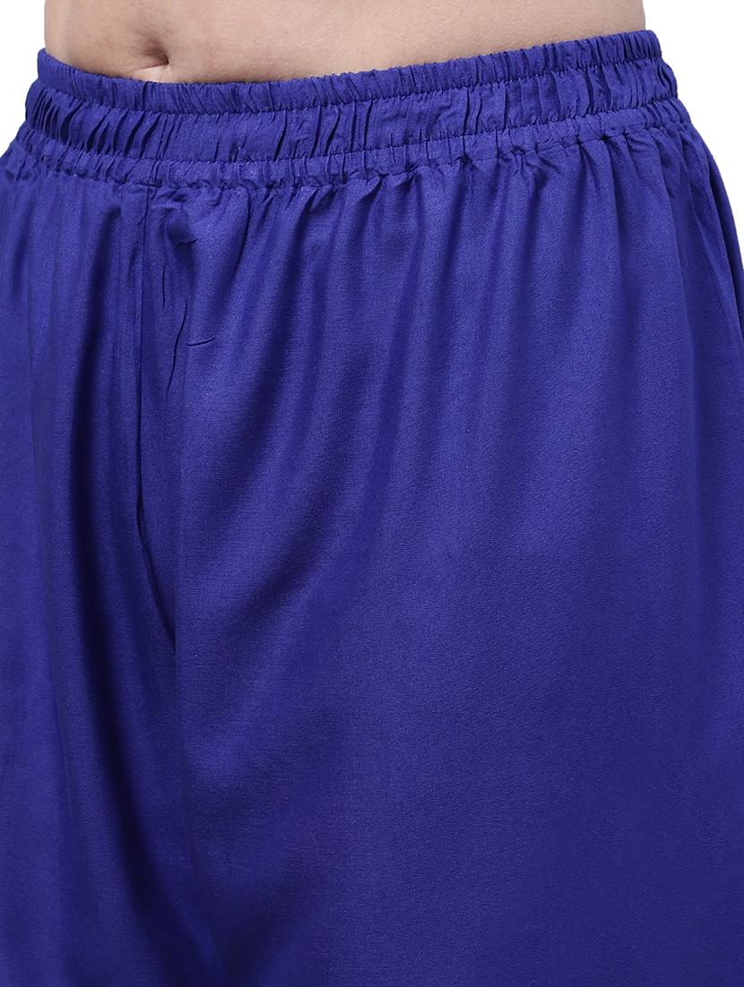 women solid relaxed fit palazzo - 21535613 - Standard Image - 5