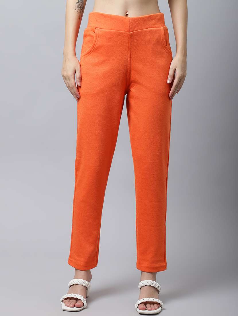 orange wool trousers - 21535665 - Zoom Image - 0