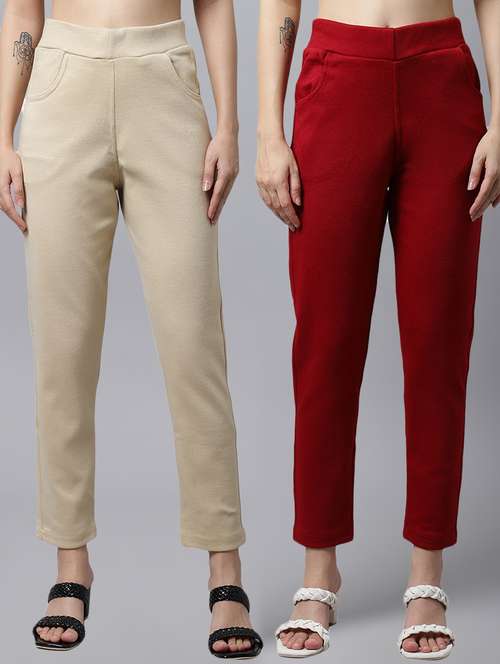 multi colored wool trousers - 21535677 -  Standard Image - 0