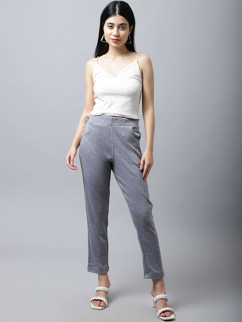 multi colored wool trousers - 21535688 - Standard Image - 3