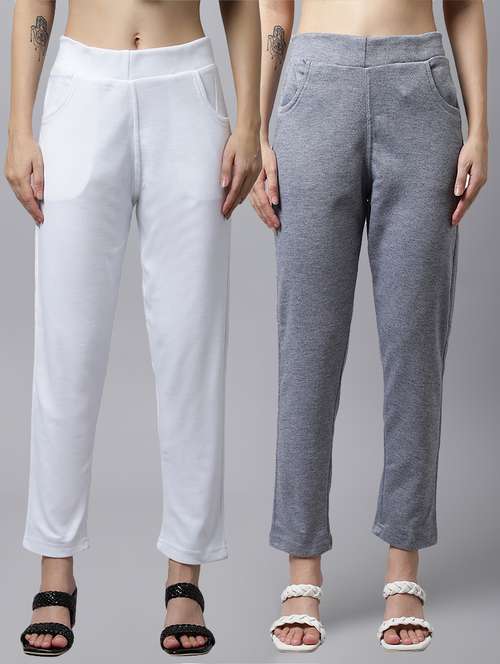 pack of 2 solid tailored pant - 21535695 -  Standard Image - 0