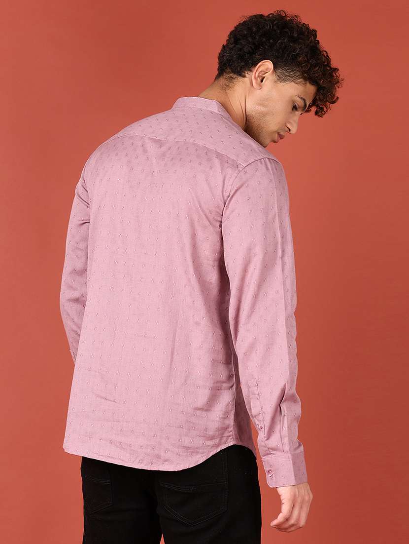 men self design long sleeve short kurta - 21535710 - Standard Image - 3