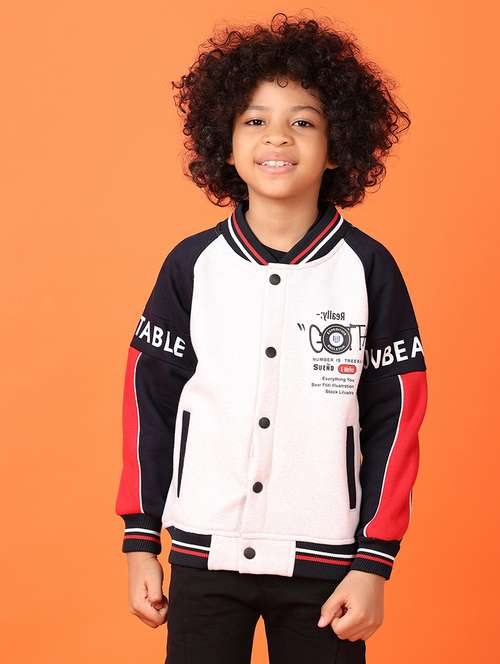 boys color block long sleeve bomber jacket - 21535739 -  Standard Image - 0
