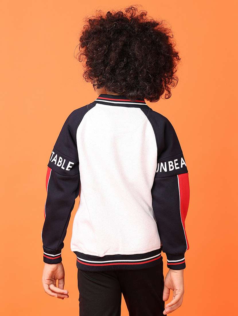 boys color block long sleeve bomber jacket - 21535739 -  Standard Image - 3
