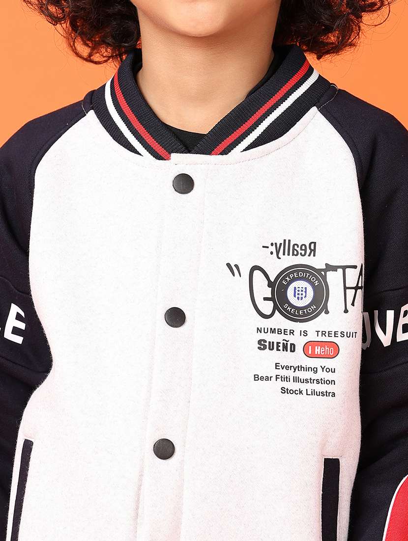 boys color block long sleeve bomber jacket - 21535739 -  Standard Image - 5