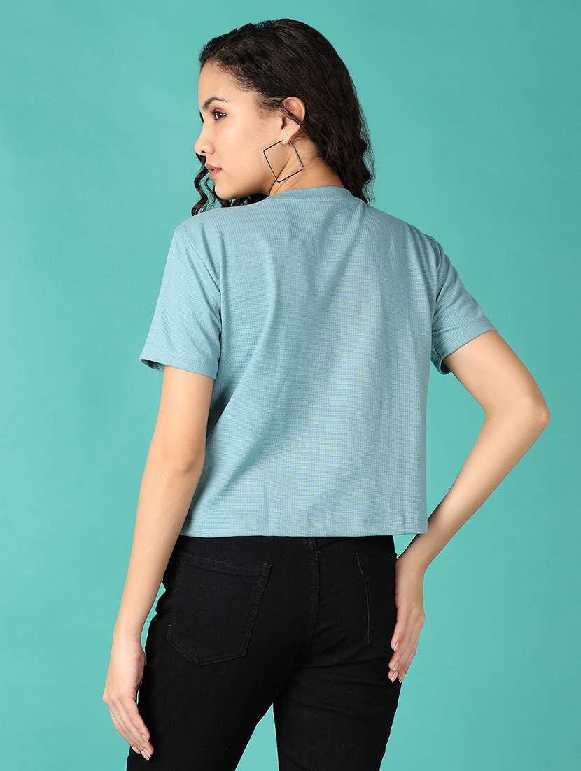 women typography short sleeve t-shirt - 21535801 - Standard Image - 3