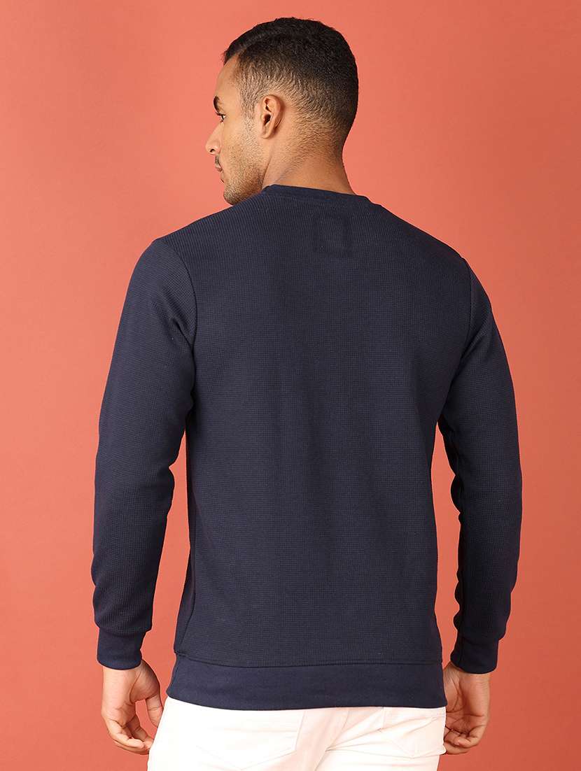 men long sleeves plain sweatshirt - 21535810 -  Standard Image - 3